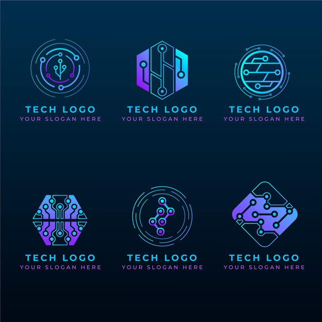 电路电子科技logo标志矢量图素材